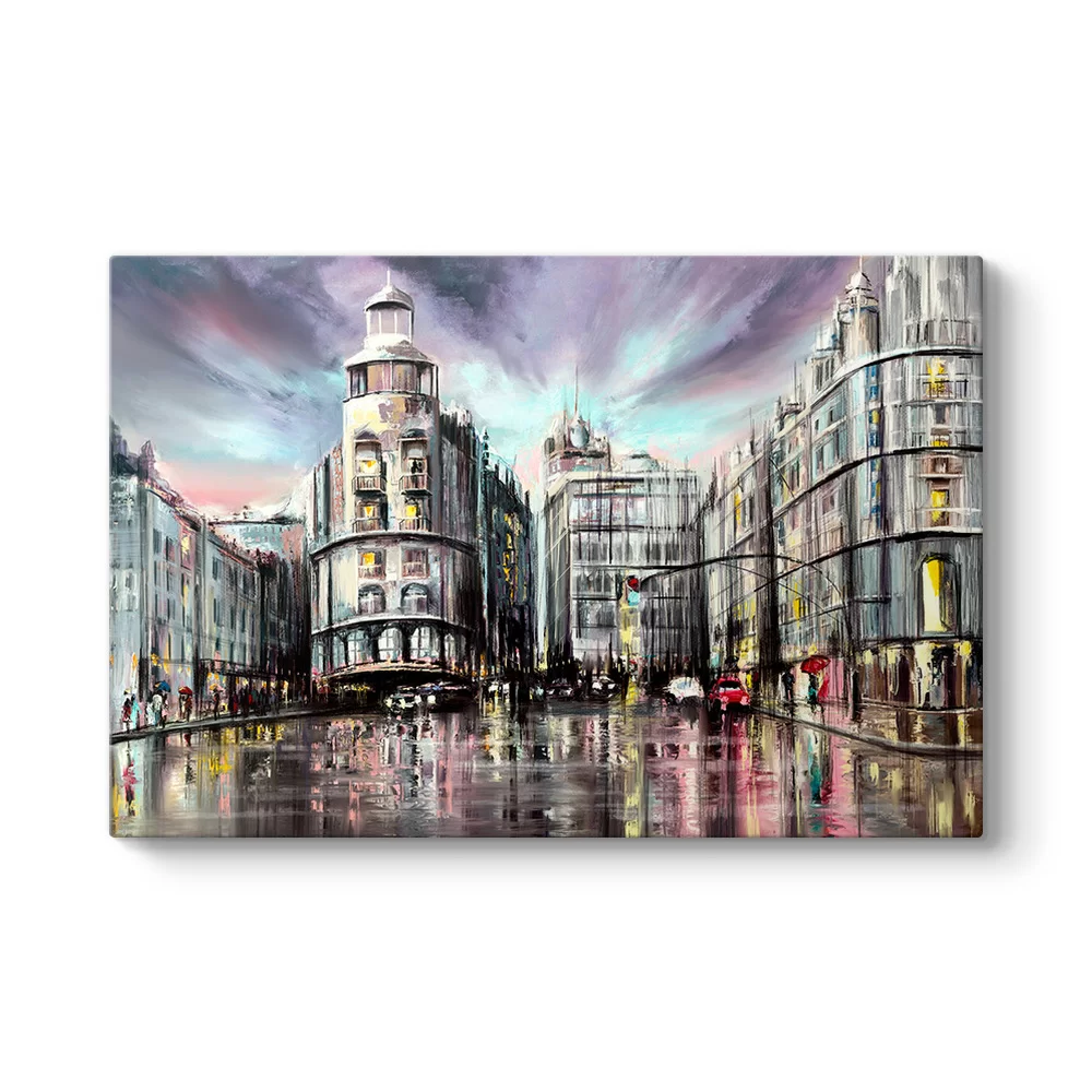 Madrid İspanya Kanvas Tablo